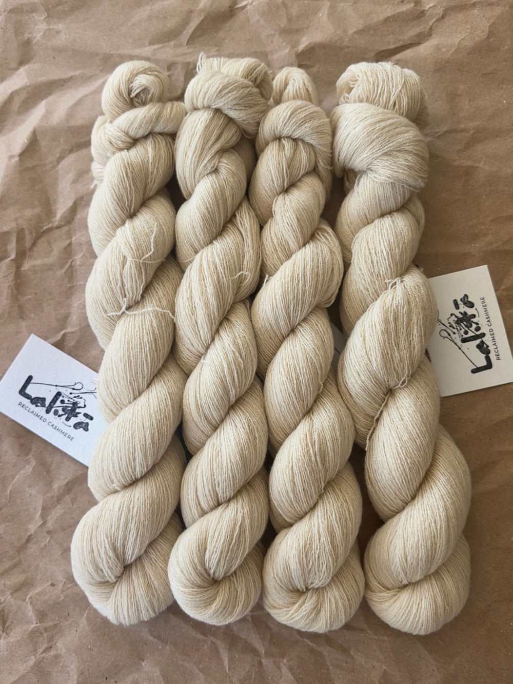 Cashmere Italian Luxury Lace Weight Yarn - 5 skeins